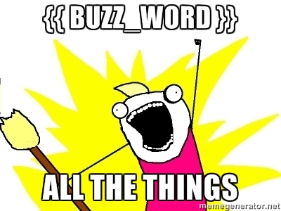 Célèbre mème x all the things avec le modèle {buzz_word} suggéré